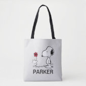 Peanuts | Snoopy & Woodstock Red & Black Tasche (Vorderseite)