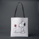 Peanuts | Snoopy & Woodstock Red & Black Tasche<br><div class="desc">Bring the timeless charm and heartfelt friendship of Peanuts' Snoopy and Woodstock into your life with this delightful collection, featuring their iconic red flower moment. This classic illustration captures Woodstock sweetly presenting a flower to his best pal, making every item in this collection a pure joy to own or gift!...</div>
