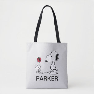 Peanuts Snoopy & Woodstock Rot & Schwarz Tasche