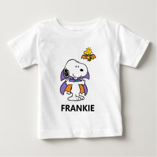 Peanuts Snoopy Woodstock Vampir Halloween Baby T-shirt