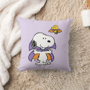 Peanuts Snoopy Woodstock Vampir Halloween Kissen