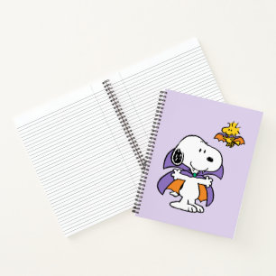 Peanuts Snoopy Woodstock Vampir Halloween Notizblock