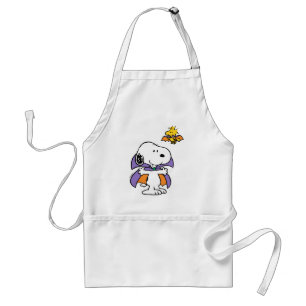 Peanuts Snoopy Woodstock Vampir Halloween Schürze