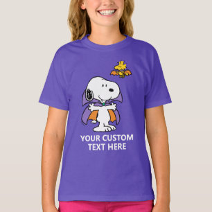Peanuts Snoopy Woodstock Vampir Halloween T-Shirt
