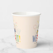 Peanuts Snoopy Woodstock We Did It Graduation Cap Pappbecher (Links)