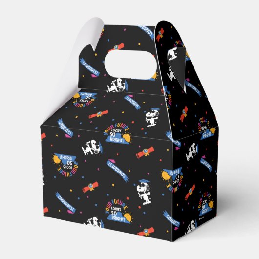 Peanuts Snoopy Your Future Looks Bright Graduation Geschenkschachtel (Vorderseite)