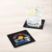 Peanuts Snoopy Your Future Looks So Bright Rechteckiger Pappuntersetzer (Vor Ort)