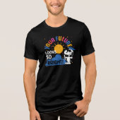 Peanuts Snoopy Your Future Looks So Bright Tri-Blend Shirt (Vorderseite)
