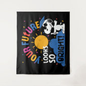 Peanuts Snoopy Your Future Looks So Bright Wandteppich (Vorderseite)
