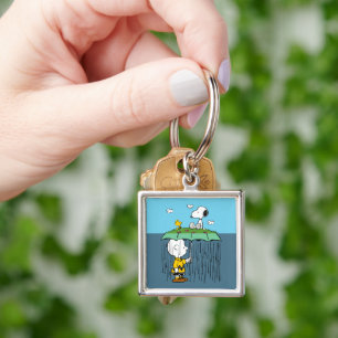 Peanuts Sonnentag Regentag Halb und Halb Schlüsselanhänger