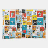 Peanuts Sportmuster Geschirrtuch (Horizontal)