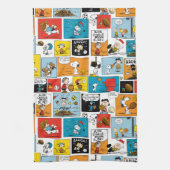 Peanuts Sportmuster Geschirrtuch (Vertikal)