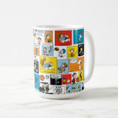 Peanuts Sportmuster Kaffeetasse (VorderseiteRechts)