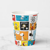 Peanuts Sportmuster Pappbecher (Links)