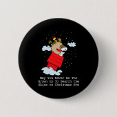 Peanuts The Flying Ace At Christmas  Button (Vorderseite)