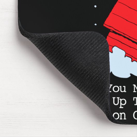 Peanuts The Flying Ace At Christmas Mousepad (Ecke)