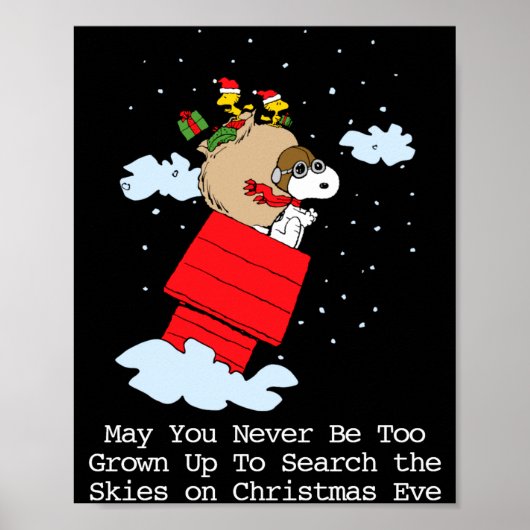 Peanuts The Flying Ace At Christmas  Poster (Vorne)