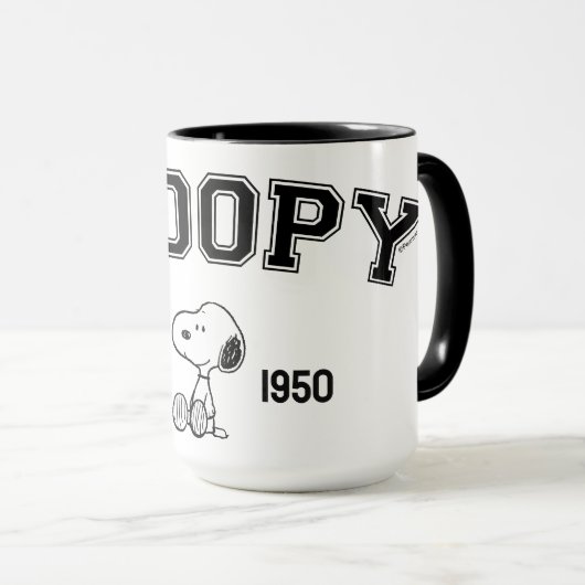 PEANUTS | Vintage Snoopie - Osten. 1950 Tasse (VorderseiteRechts)