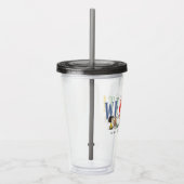 Peanuts We Did It Graduation Funny Quote Snoopy Acryltrinkbecher (Rechts)