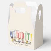 Peanuts We Did It Graduation Funny Quote Snoopy Geschenkschachtel (Geöffnet)