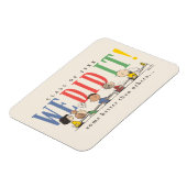 Peanuts We Did It Graduation Funny Quote Snoopy Magnet (Linke Seite)