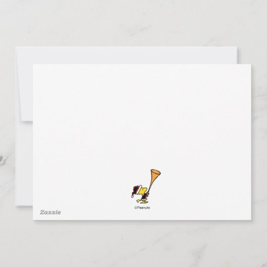 Peanuts Weihnachtsfamilienfoto Collage Feiertagskarte (Rückseite)