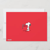 Peanuts Weihnachtslieder Familie FotoCollage Feiertagskarte (Rückseite)