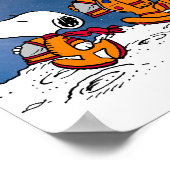 Peanuts | Weltraum-Geburtstag Poster (Ecke)