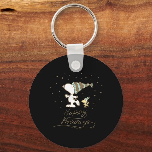 Peanuts Winter Skating Schlüsselanhänger (Vorderseite)