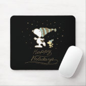 Peanuts Winter Skating T Shirt  Mousepad (Mit Mouse)