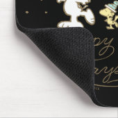 Peanuts Winter Skating T Shirt Mousepad (Ecke)