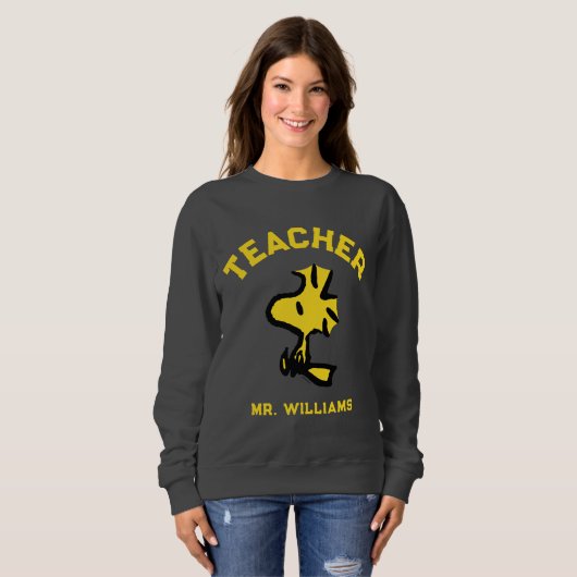 Peanuts | Woodstock Looking Ahead Teacher Sweatshirt (Vorne ganz)