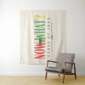 Peanuts Woodstock Now What Graduation Funny Quote Wandteppich (Beispiel)