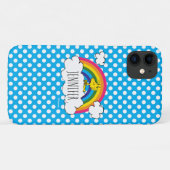 PEANUTS | Woodstock's Rainbow Polka Dots Case-Mate iPhone Hülle (Rückseite (Horizontal))