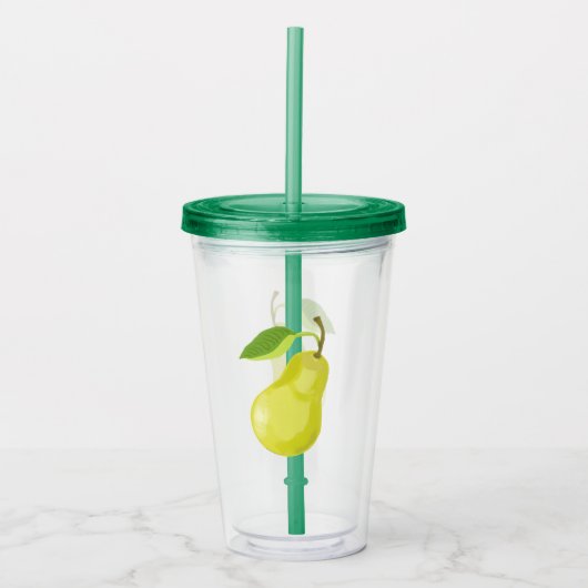Pear Acryltrinkbecher (Vorderseite)