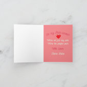 Pear-amour Punny Valentine Card für Partner Karte (Innenseite)