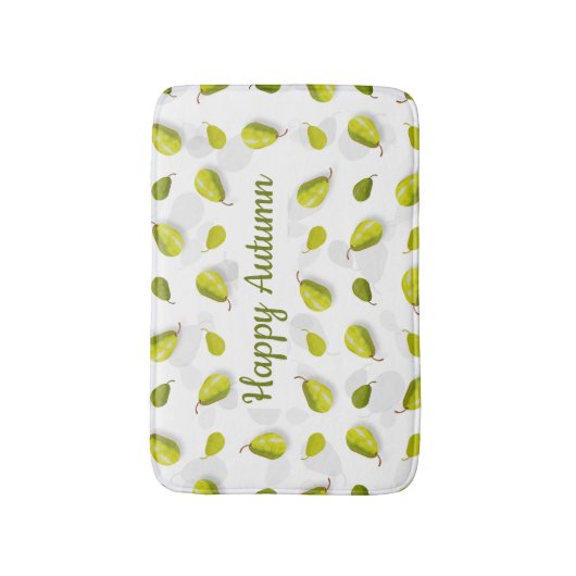 Pear Bath Mats Badematte (Vorderseite Vertikal)