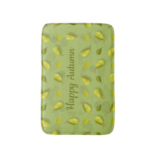 Pear Bath Mats Badematte (Vorderseite Vertikal)