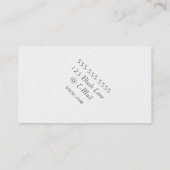 PEAR CACTUS-BLUME VISITENKARTE (Rückseite)