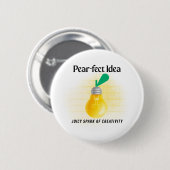 Pear-Fect-Idee Button (Vorne & Hinten)