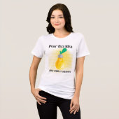 Pear-Fect-Idee Tri-Blend Shirt (Vorderseite voll)