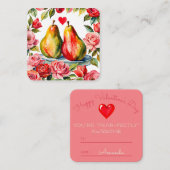 "Pear-fectly" Phantastisches Klassenzimmer Valenti Mitteilungskarte (Vorne/Hinten)