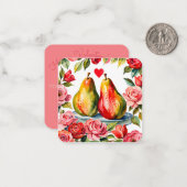 "Pear-fectly" Phantastisches Klassenzimmer Valenti Mitteilungskarte (Vorderseite/Rückseite Beispiel)