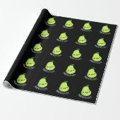 Pear-fein Niedliches Fruchtpear Dark BG Geschenkpapier (Ungerollt)
