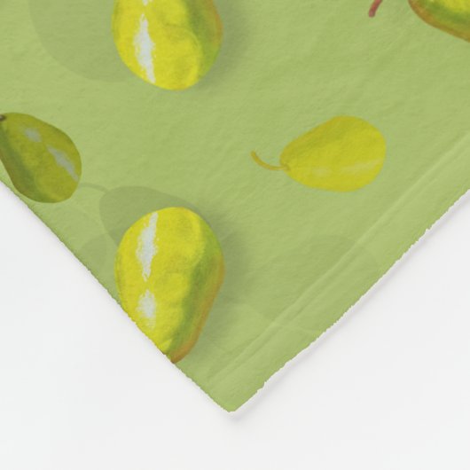 Pear Fleece Blankets (Ecke)