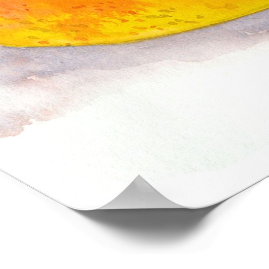 Pear Fresh Fruit Kitchen Scripture Give Thanks Poster (Ecke)