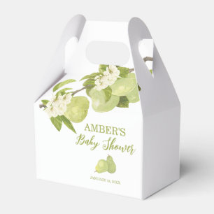 Pear Fruit Baby Dusche Geschenkschachtel