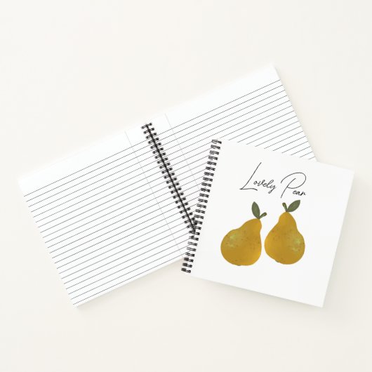 Pear Fruit Illustration Notizblock (Innenseite)