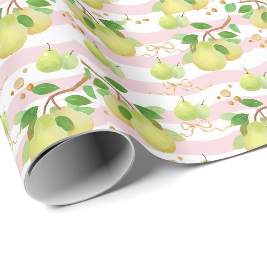 Pear  geschenkpapier (Rolleneckpunkt)