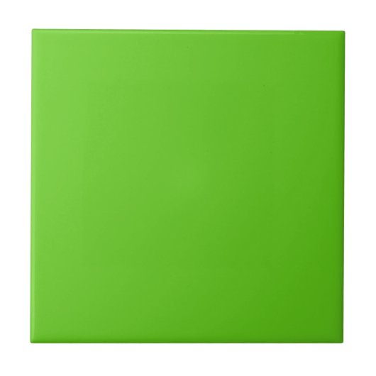 Pear Green Solid Color Tile Fliese (Vorderseite)